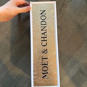 Moët & Chandon Gold Metal Champagne Gift Tin Box Fits Regular Champagne Bottle